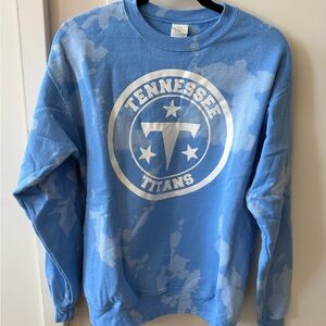 Hanes Blue Tie-Dye Sweatshirt